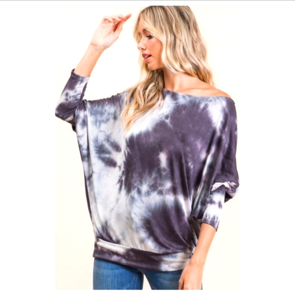 Tops - Sale Women's tiedye off shoulder top